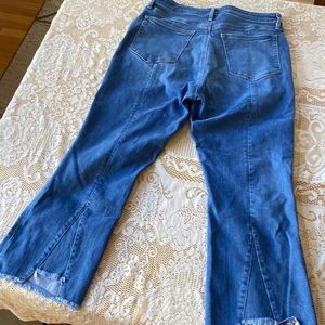 Loft slim pocket flare jeans size 32